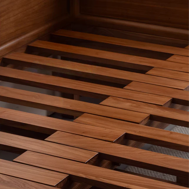 Solid Wood 3-In-1 Arhat Bed with Underneath Storage Drawers - Image 14