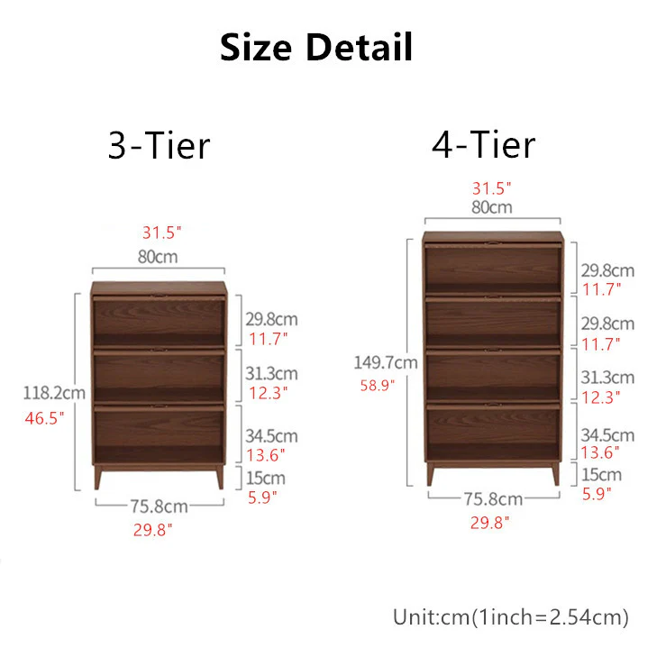 Solid Wood Bookcase with Tempered Glass Flip-Up Doors - Image 8