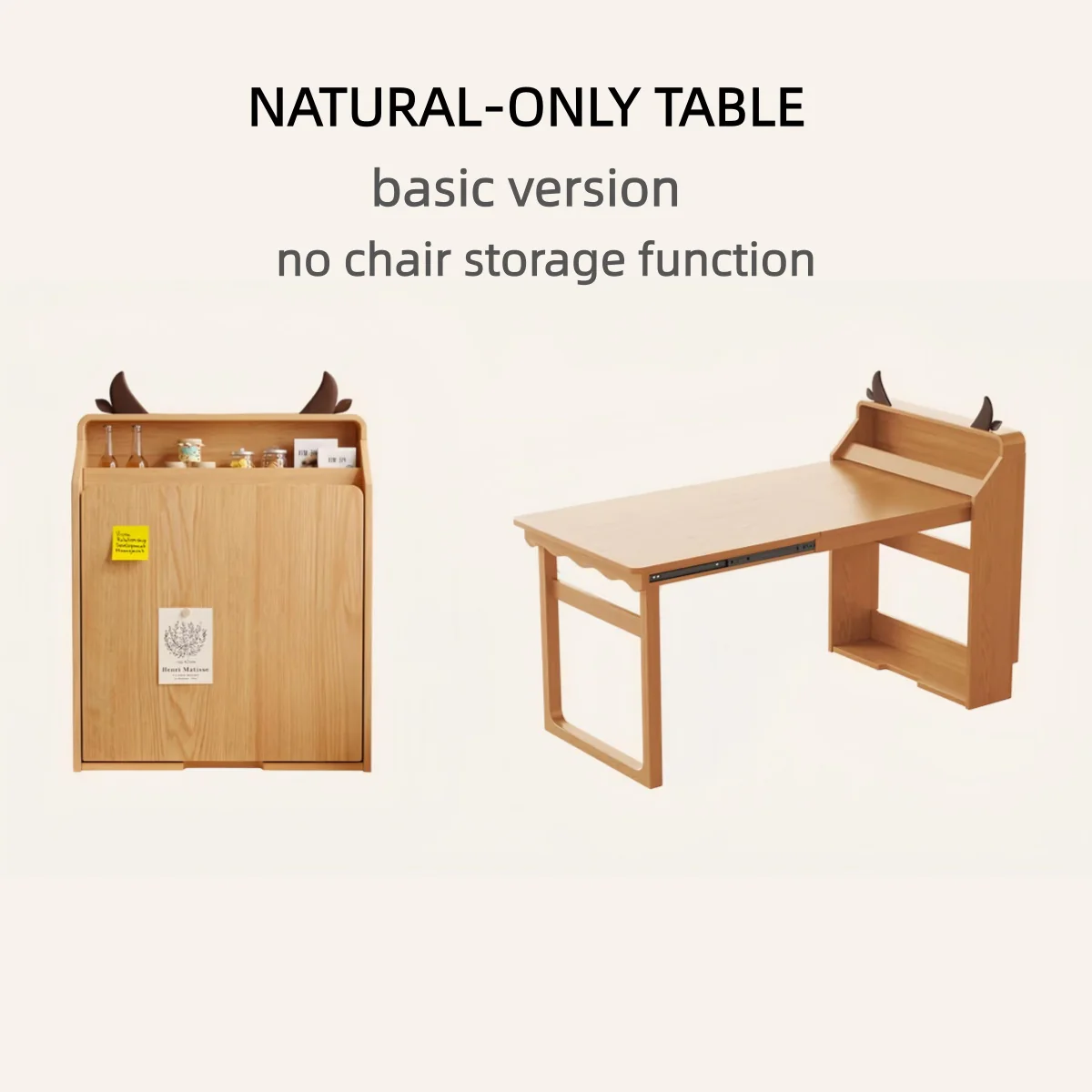 Solid Wood Folding Multifunctional Dining Table for Small Apartments - Image 21