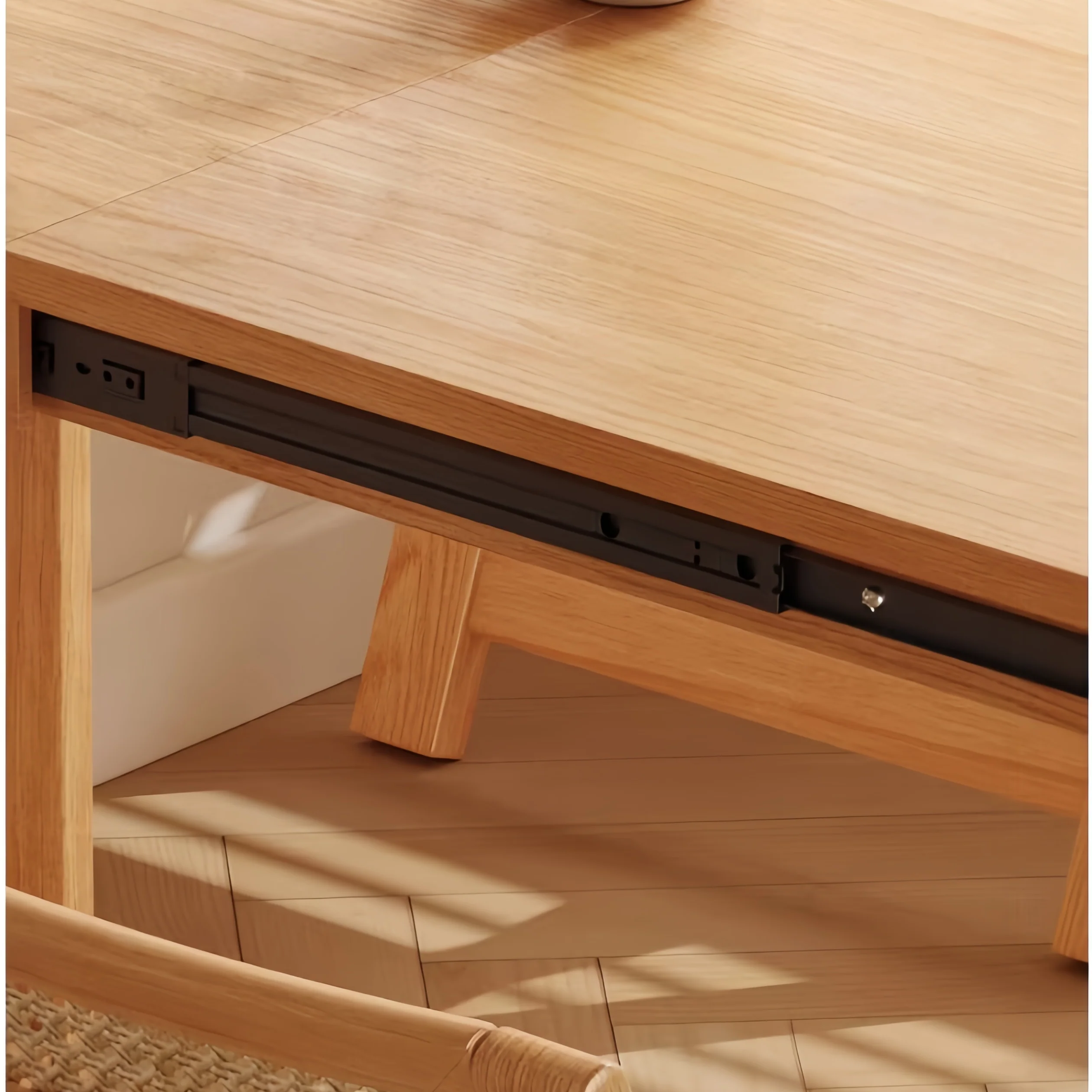 Solid Wood Folding Multifunctional Dining Table for Small Apartments - Image 7