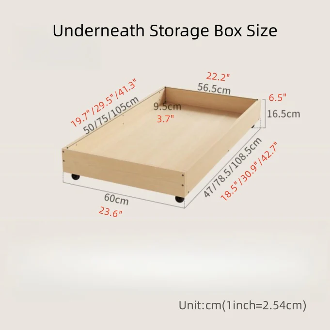 Solid Wood Metal Frame Convertible Sofa Bed with Hidden Storage - Image 11