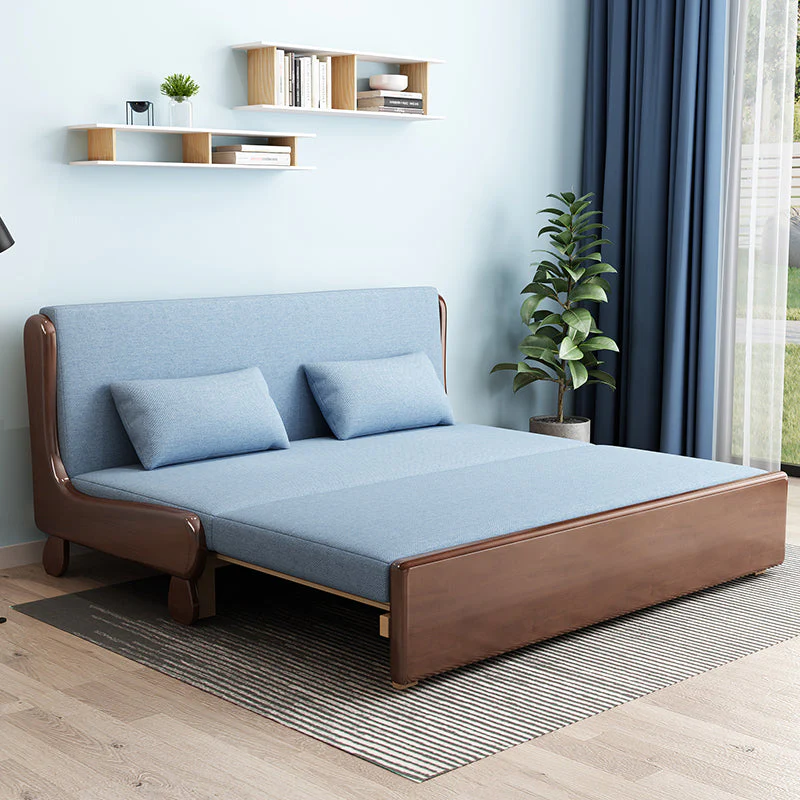 Solid Wood Pull Out Sofa Bed - Image 4