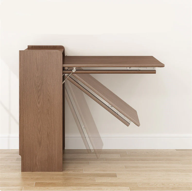 Space Saver Foldable Computer Writing Table With Book Shelf - Image 3