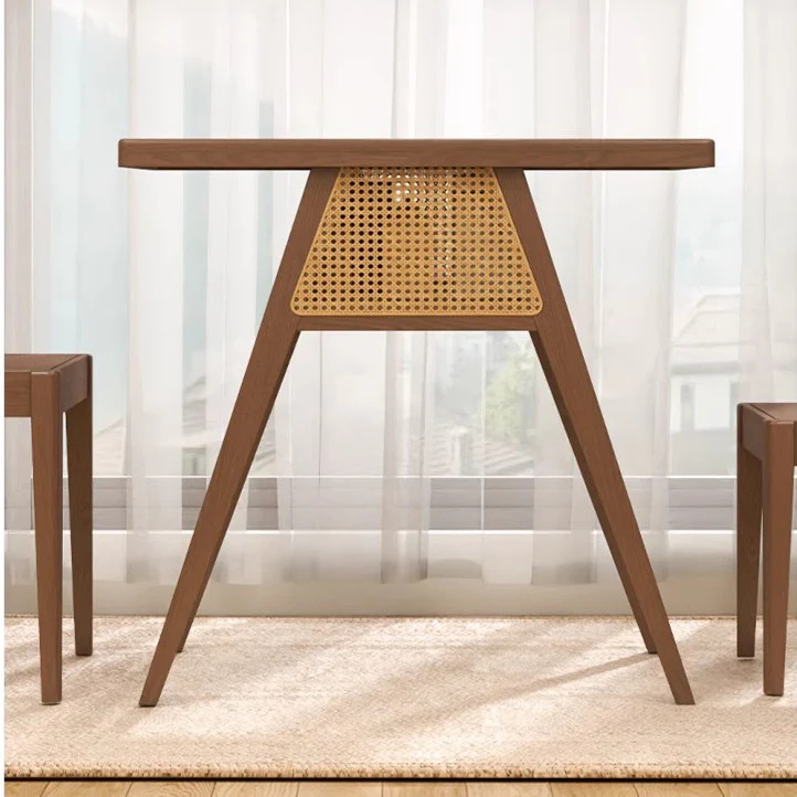 Space Saver Solid Wood Table with 2 Chairs Set - Image 7