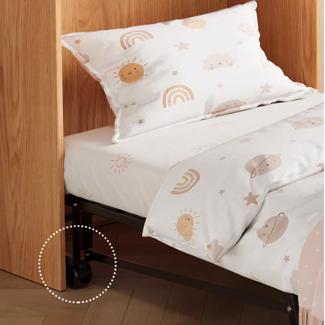 Space-Saving 3-in-1 Foldable Desk with Hidden Bed - Image 9