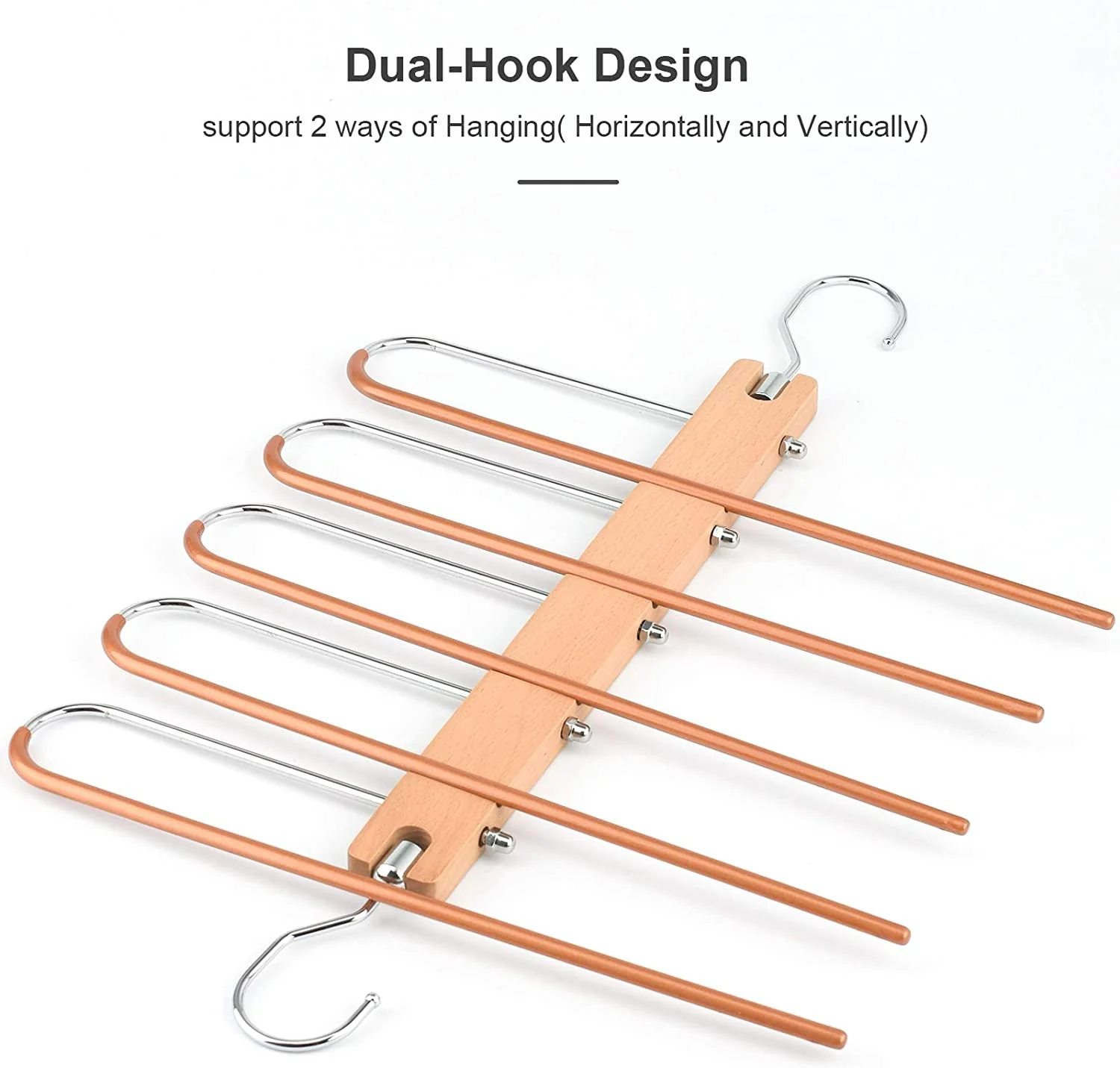 Space Saving Closet Magic Pants Hangers - Image 7