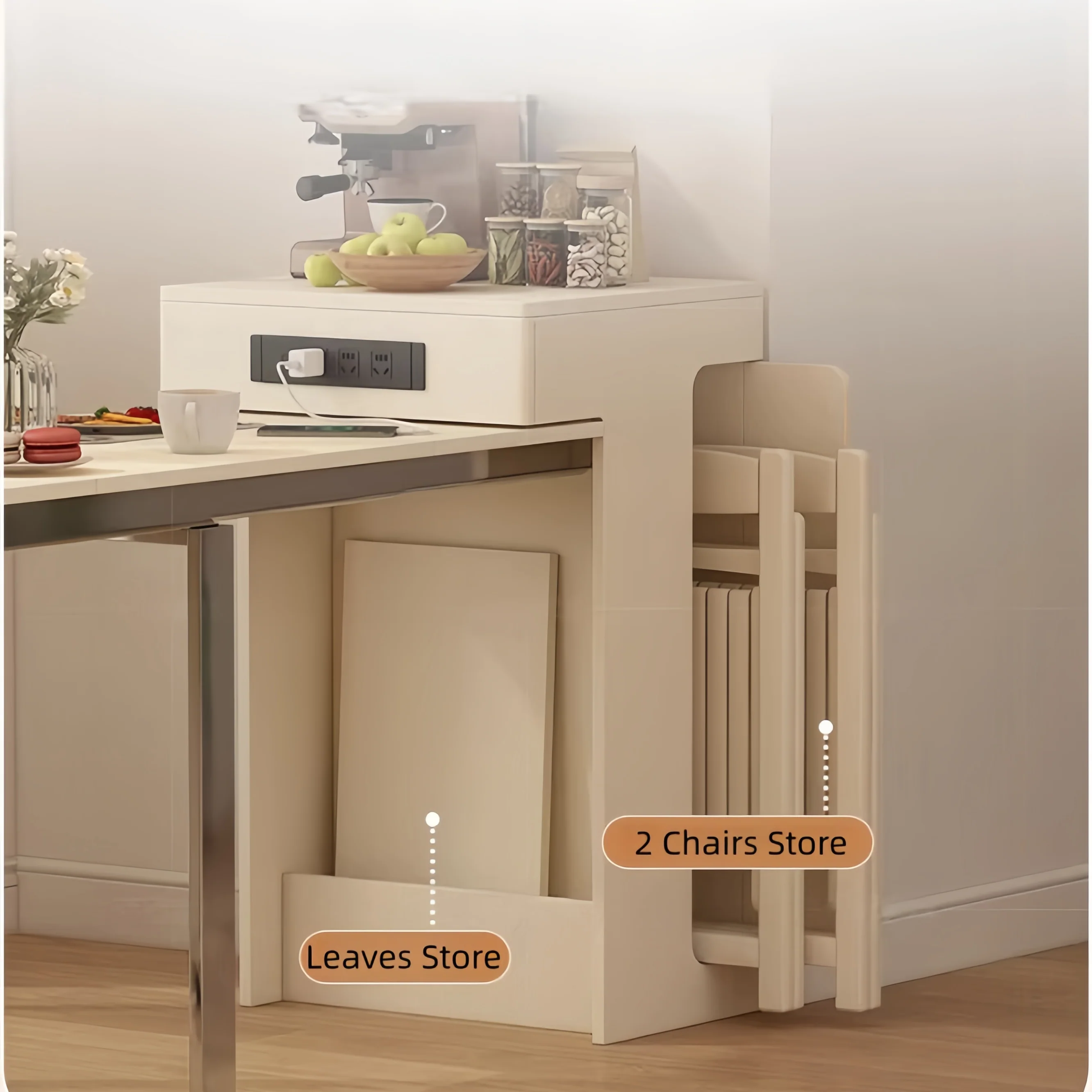 Space Saving Designed Mini Extendable Console Table For Apartments and Compact Room - Image 10