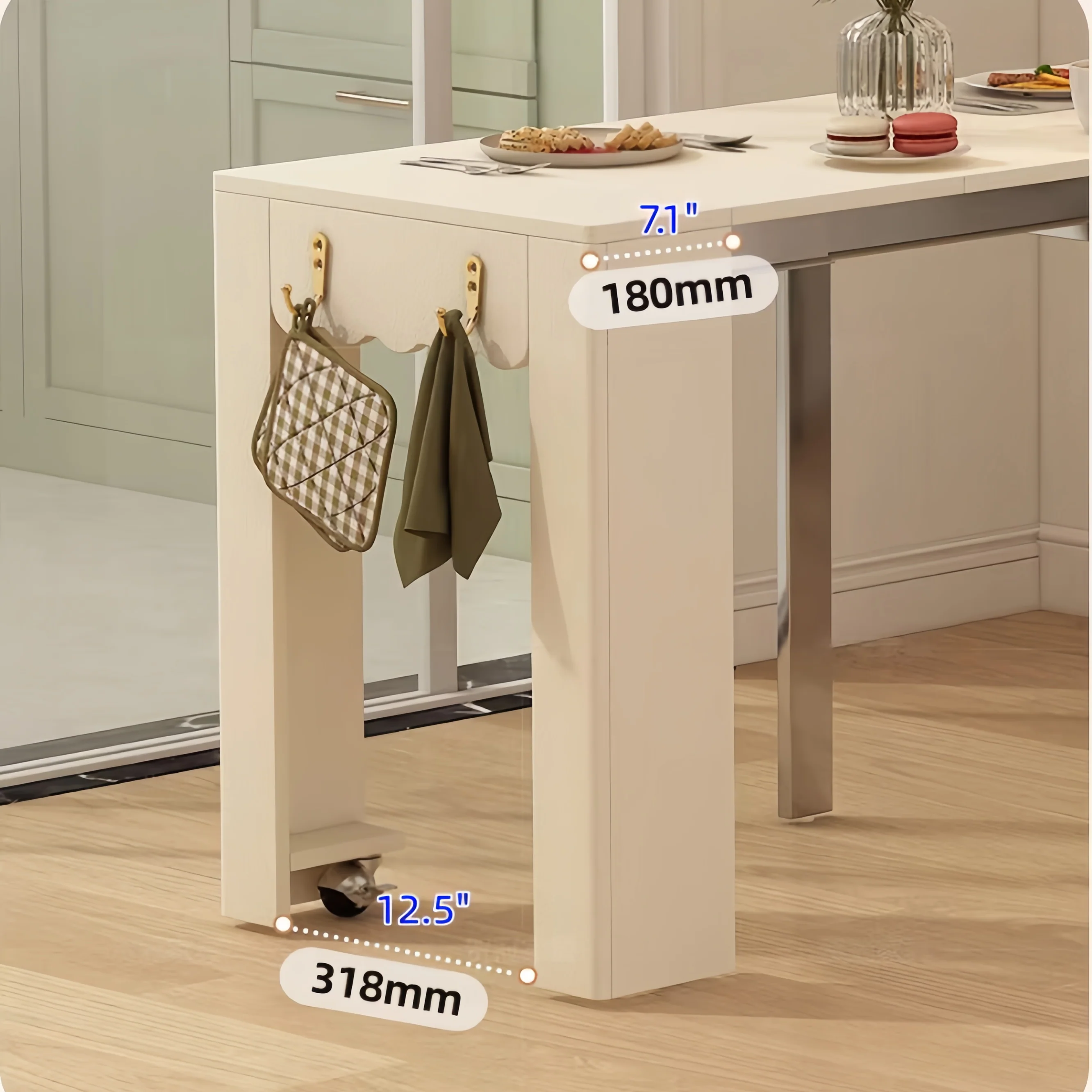 Space Saving Designed Mini Extendable Console Table For Apartments and Compact Room - Image 12