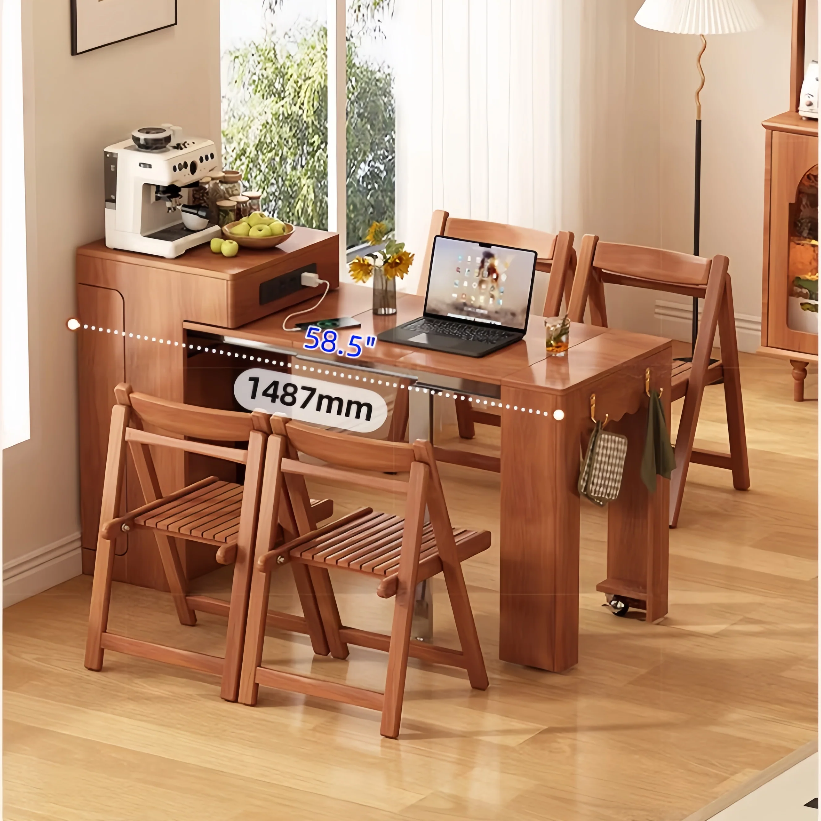 Space Saving Designed Mini Extendable Console Table For Apartments and Compact Room - Image 5