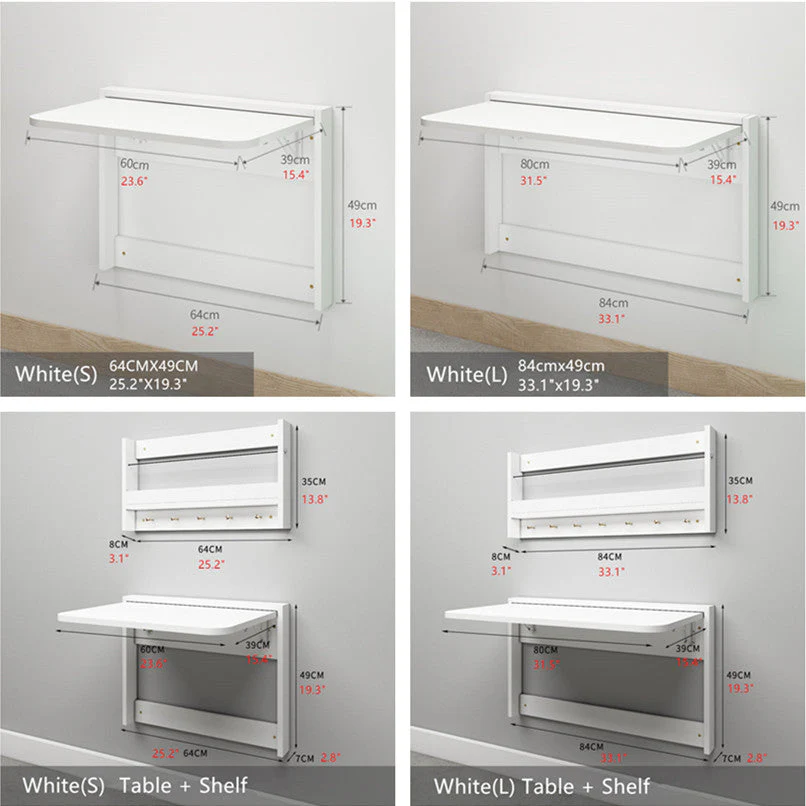 Space Saving Wall Mounted Folding Table - Image 7