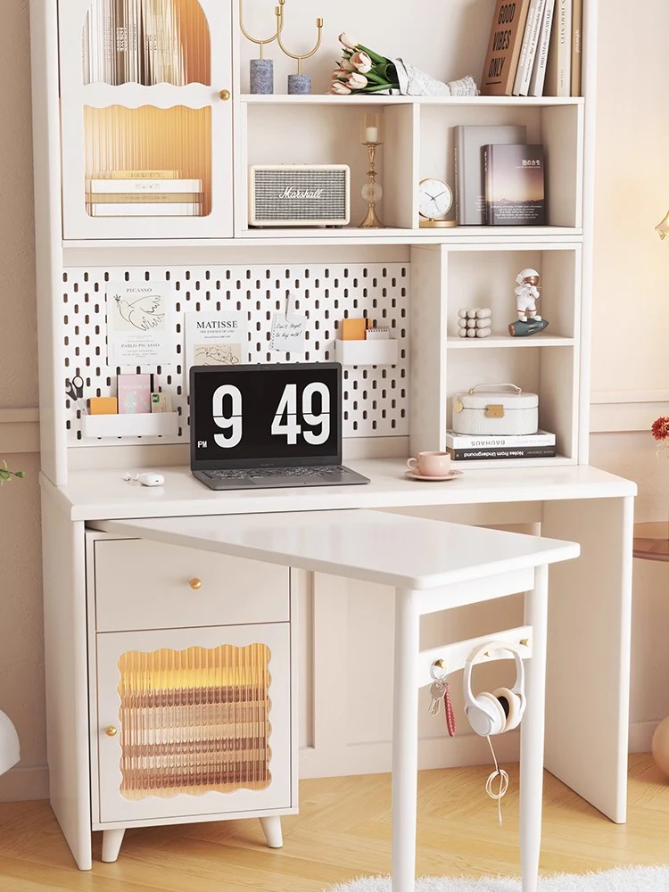 Space Saving Work Station with Shelf and Rotating Desk - Image 13