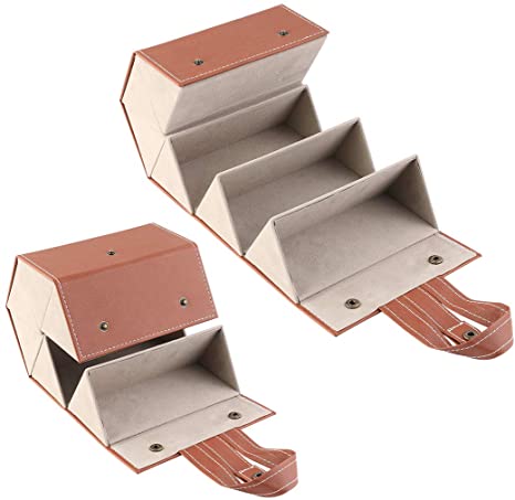 Sunglasses Organizer 6-Slot Storage Display Travel Case - Image 3