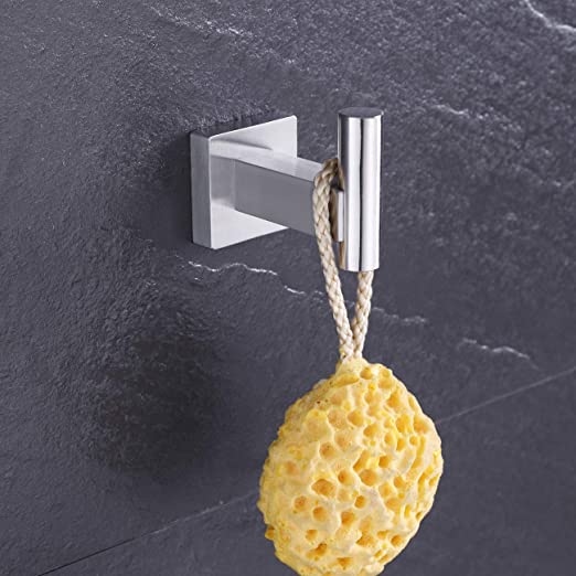 SUS 304 Stainless Steel Coat Hook Single Towel/Robe Clothes Hook - Image 2