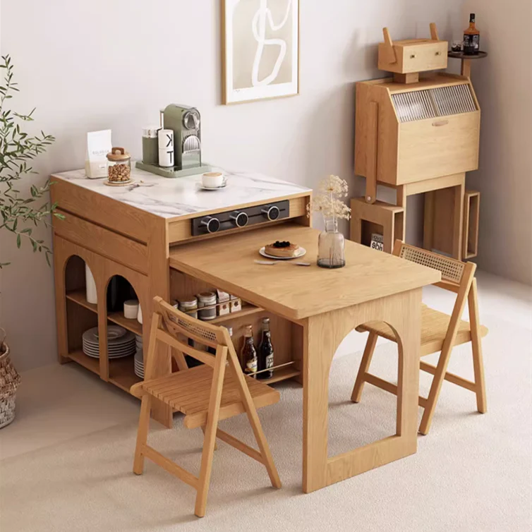 Telescopic and Expandable Island Table - Image 4