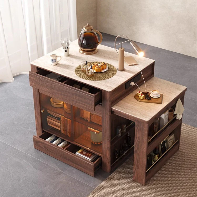 Telescopic Kitchen Island Table - Image 2