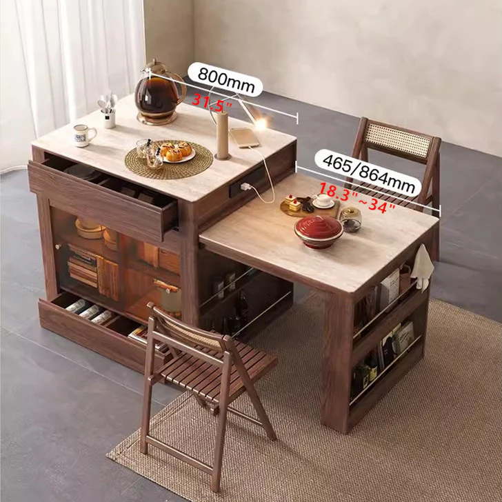 Telescopic Kitchen Island Table - Image 3
