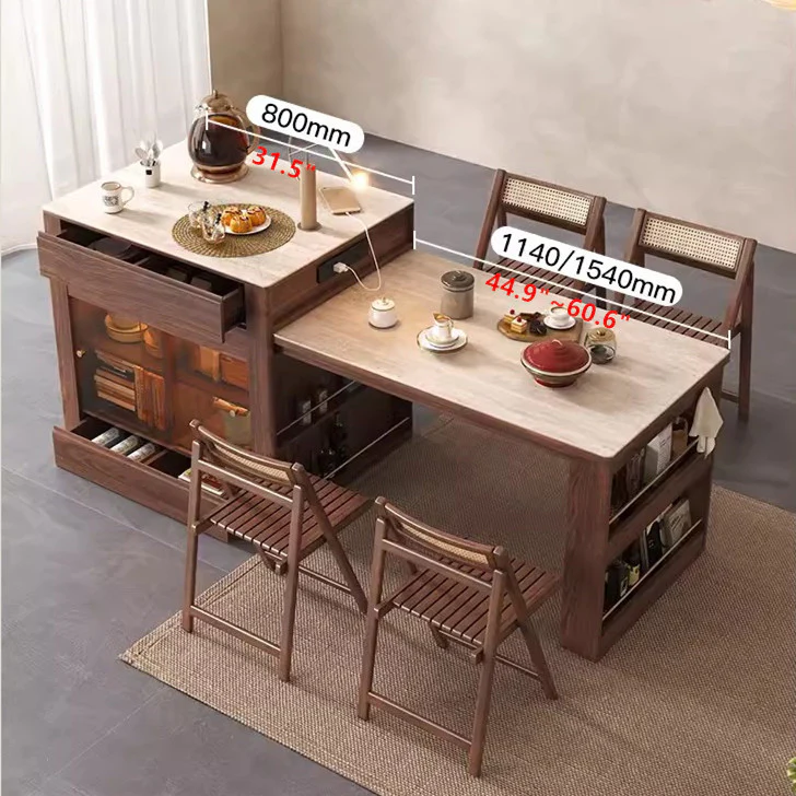 Telescopic Kitchen Island Table - Image 4