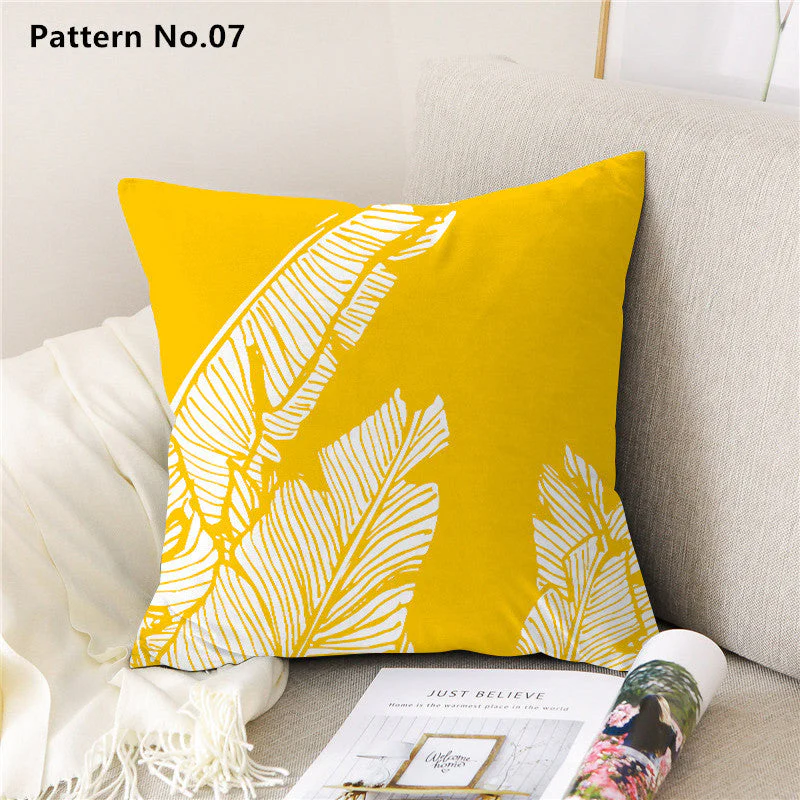 Throw Pillow Case Cushion Cover 18 x 18 inches 45 x 45 cm(Pattern No.01~22) - Image 10