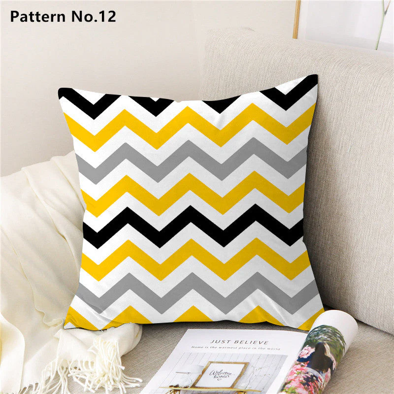 Throw Pillow Case Cushion Cover 18 x 18 inches 45 x 45 cm(Pattern No.01~22) - Image 15