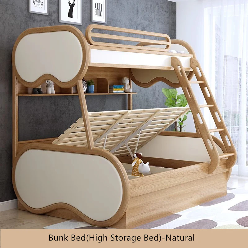 Twin over Full Bunk Bed with Underneath Storage Trundle and Drawer Stairs - Image 11