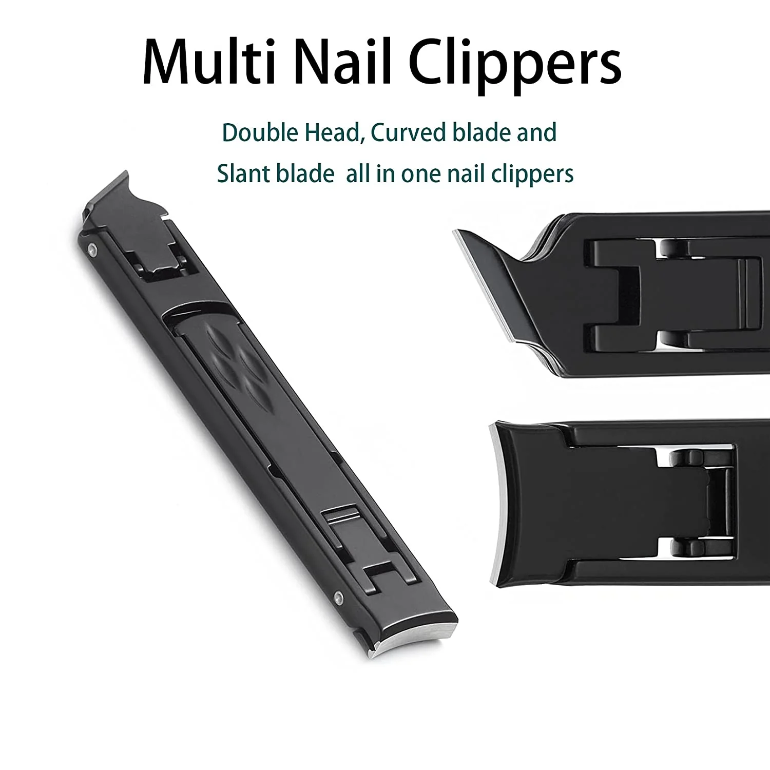 Ultra Thin Double Head Stainless Steel Nail Clipper