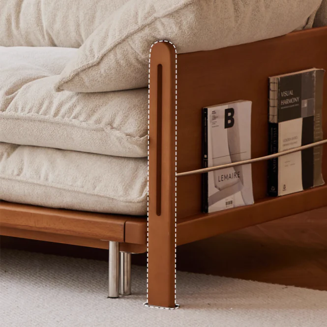 Versatile 3-in-1 Cloud Sofa Bed with Built-In Side Storage - Image 10