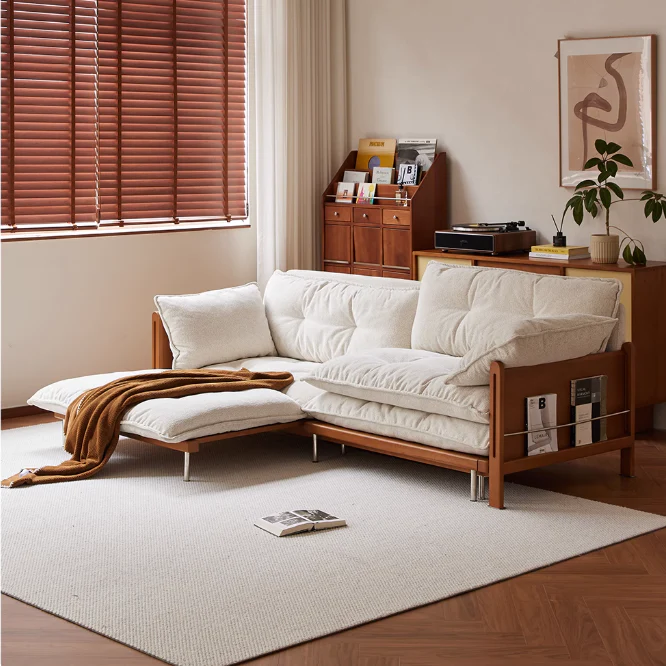 Versatile 3-in-1 Cloud Sofa Bed with Built-In Side Storage - Image 3