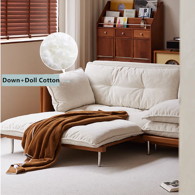 Versatile 3-in-1 Cloud Sofa Bed with Built-In Side Storage - Image 8