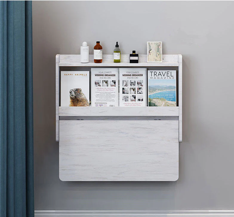Wall Mounted Foldable Desk and Shelf - Image 6