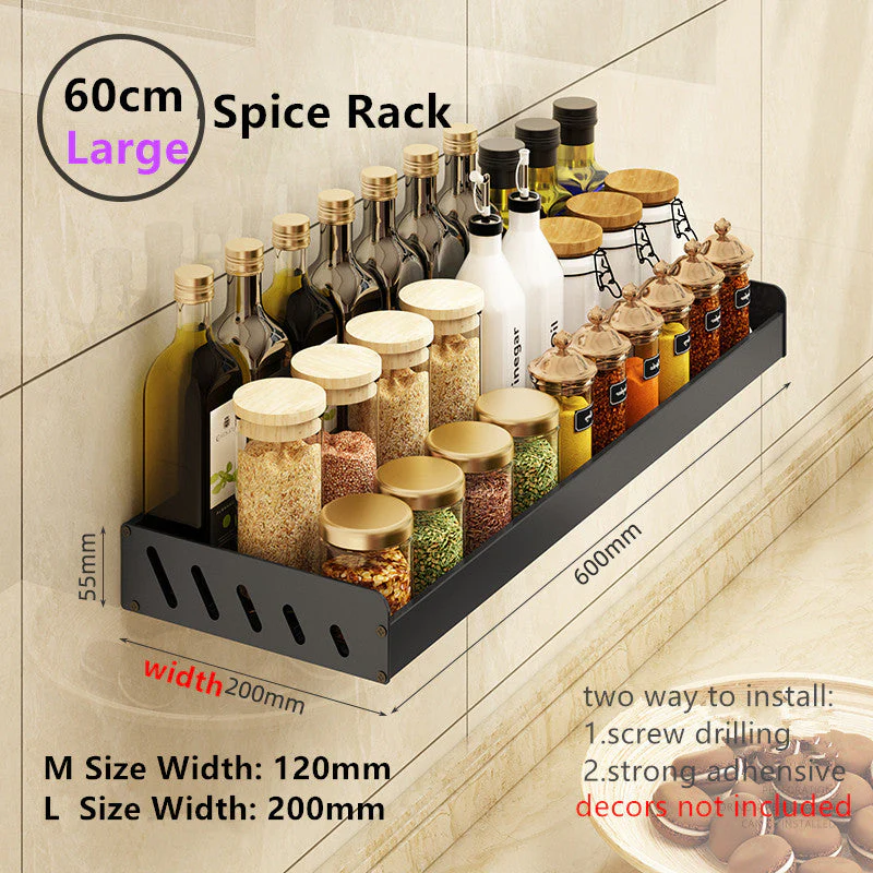 Wall Mounted Kitchen Rack Organizer - Image 11
