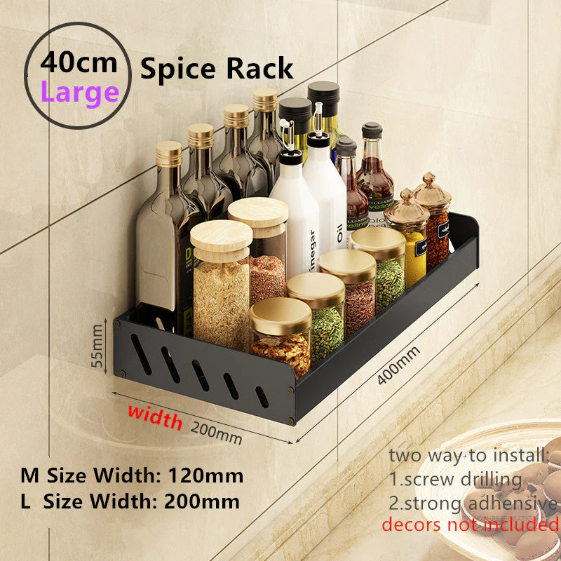 Wall Mounted Kitchen Rack Organizer - Image 13