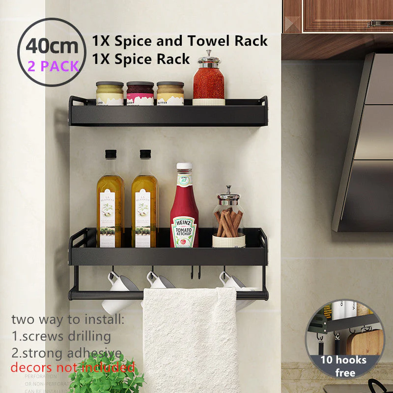 Wall Mounted Kitchen Rack Organizer - Image 16