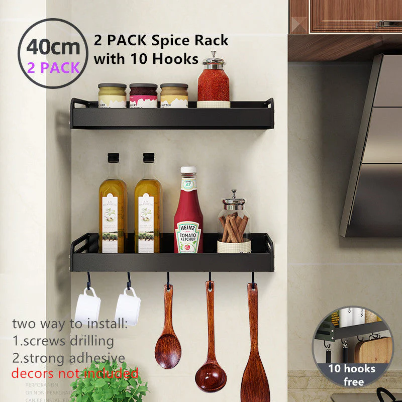 Wall Mounted Kitchen Rack Organizer - Image 19