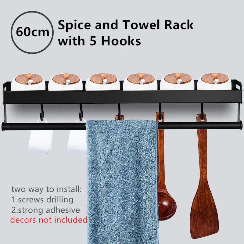 Wall Mounted Kitchen Rack Organizer - Image 20