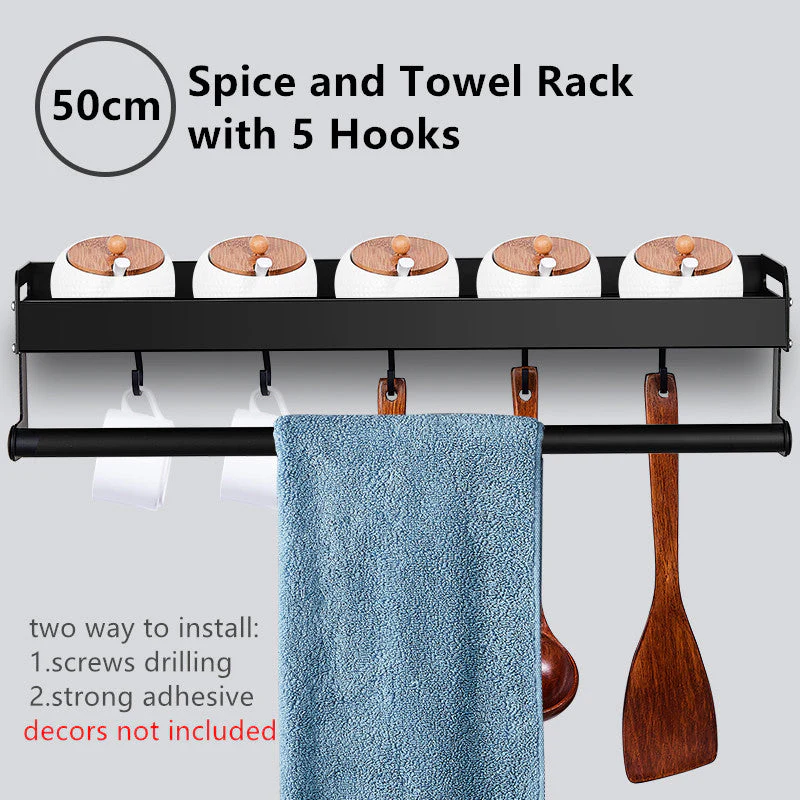 Wall Mounted Kitchen Rack Organizer - Image 21