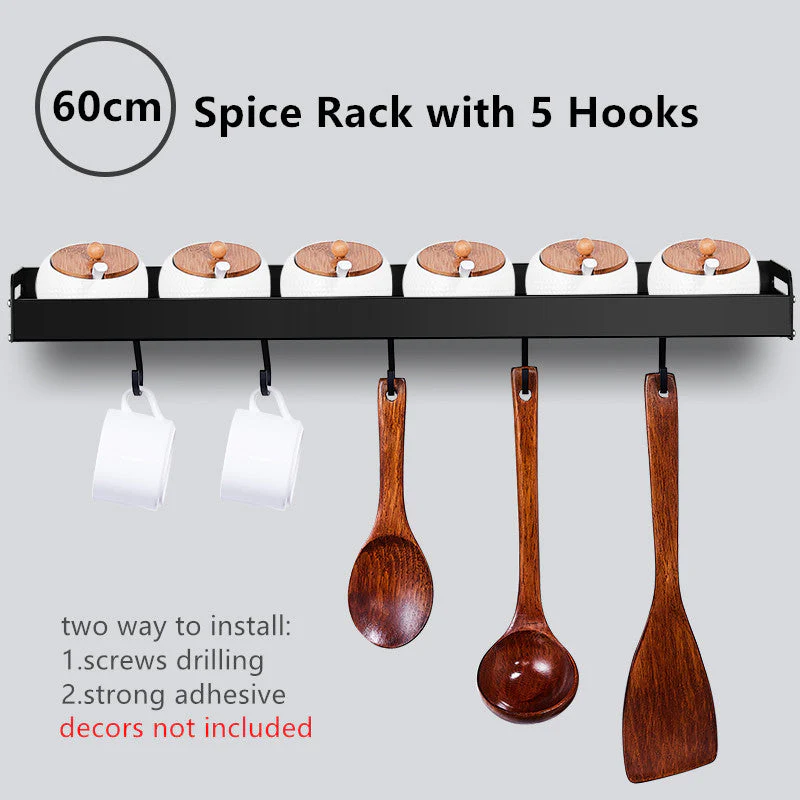 Wall Mounted Kitchen Rack Organizer - Image 31