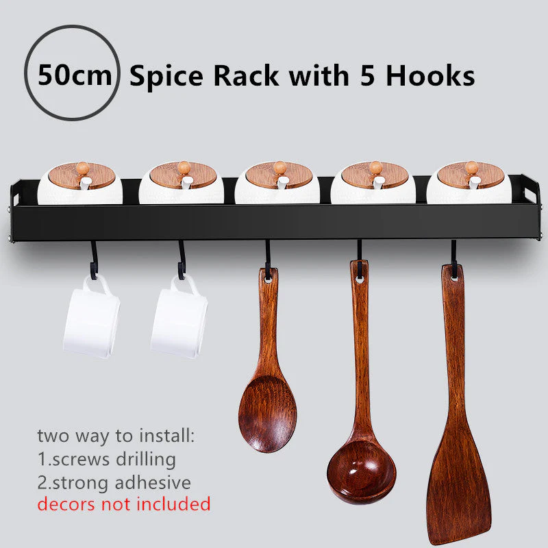 Wall Mounted Kitchen Rack Organizer - Image 32