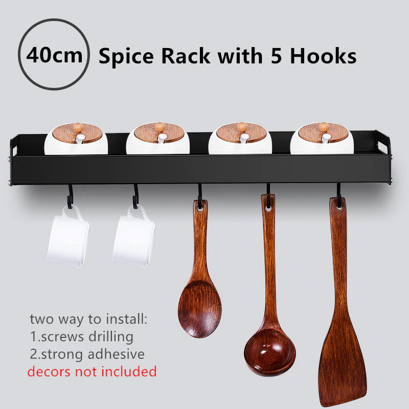 Wall Mounted Kitchen Rack Organizer - Image 33