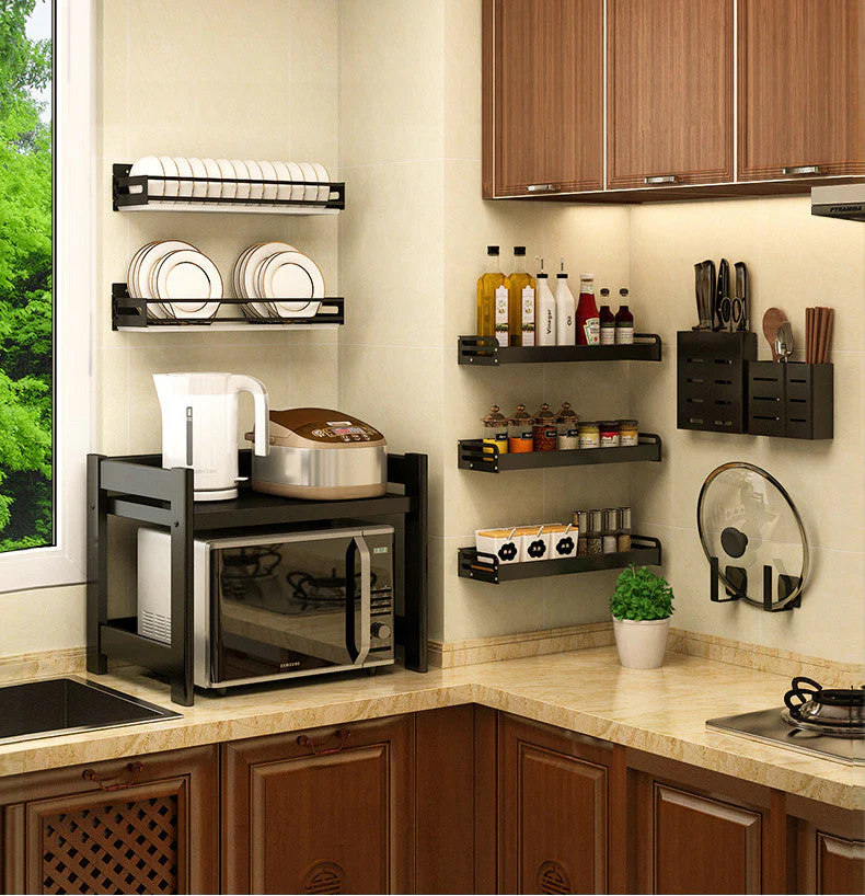 Wall Mounted Kitchen Rack Organizer - Image 4