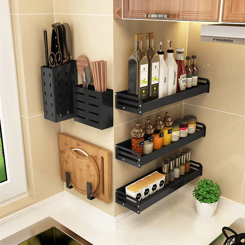 Wall Mounted Kitchen Rack Organizer - Image 5