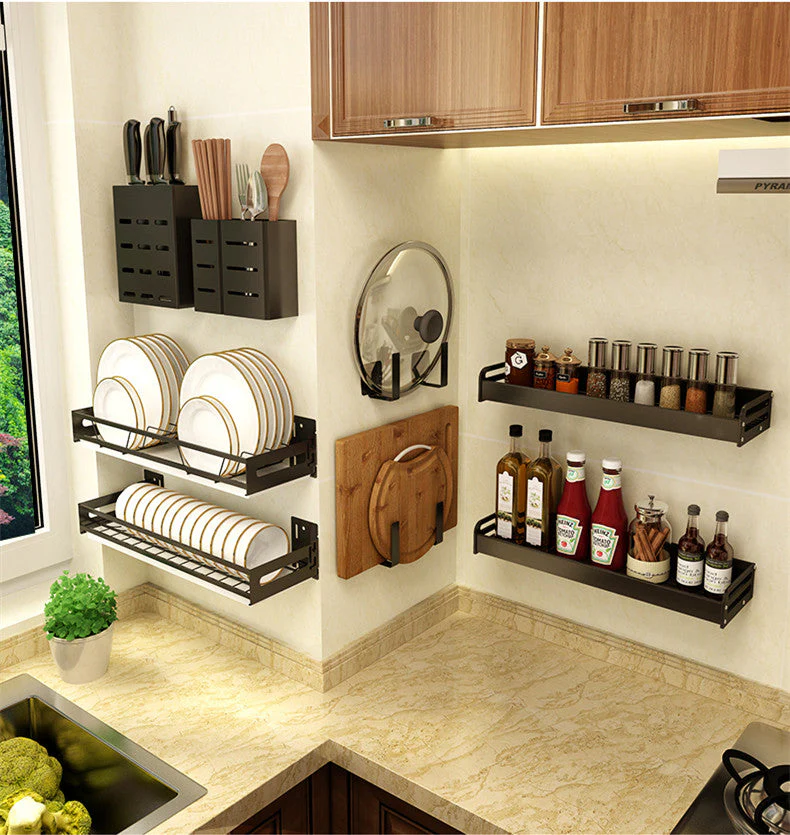 Wall Mounted Kitchen Rack Organizer - Image 7