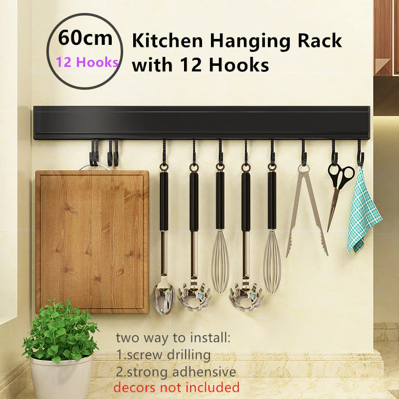 Wall Mounted Kitchen Rack Organizer - Image 8