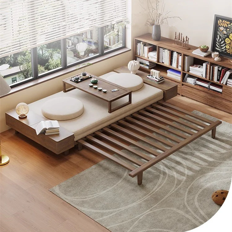 Zen Transform Sofa Bed with Chabudai Table - Image 4